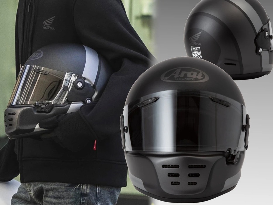 Arai×Hondaのコラボヘルメット！ 「ラパイドネオ Honda smart