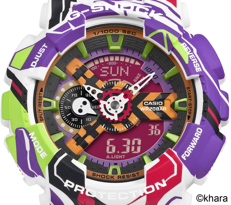 G-SHOCK エヴァンゲリオンコラボ 腕時計 初号機をモチーフにした「G-SHOCK」×「エヴァンゲリオン」コラボ