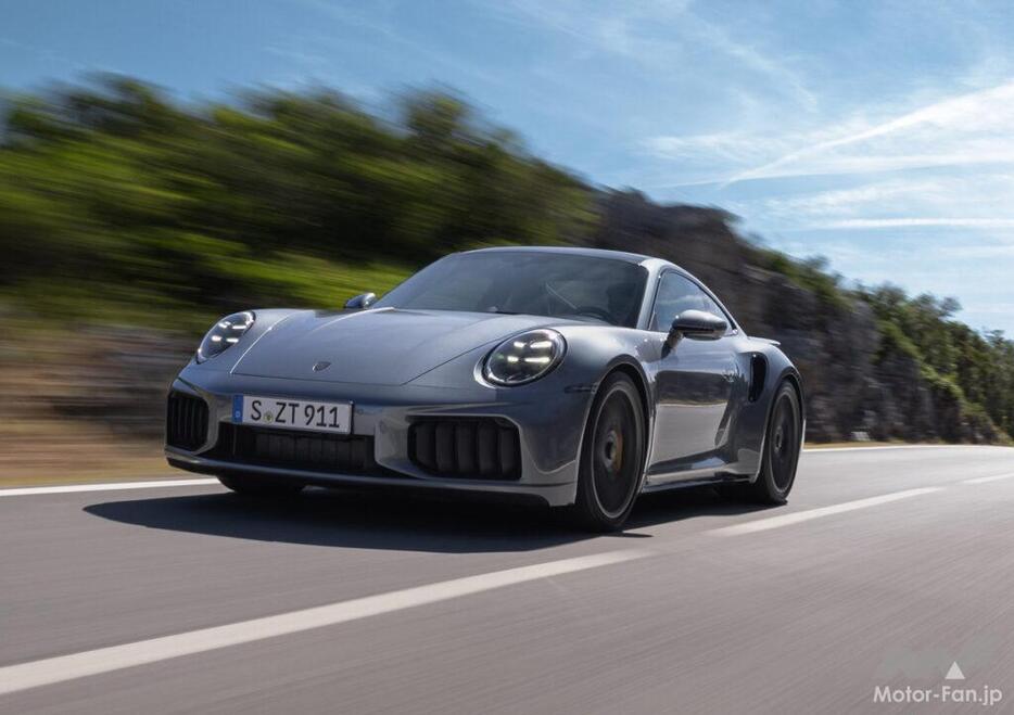 ポルシェ　911ツインターボ 711ps＆800Nm!! 新型ポルシェ911ターボSは3.6Lエンジン＋電動