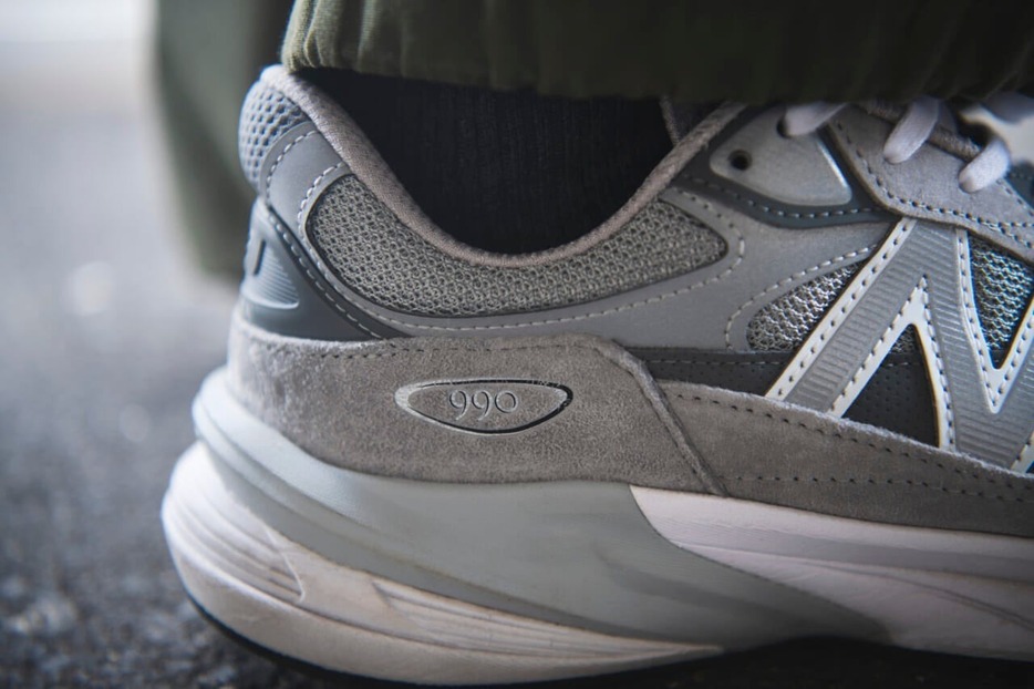 New Balance 990 v6グレー スニーカー 990シリーズ NEW BALANCE 990 V6 GRAY MADE IN USA