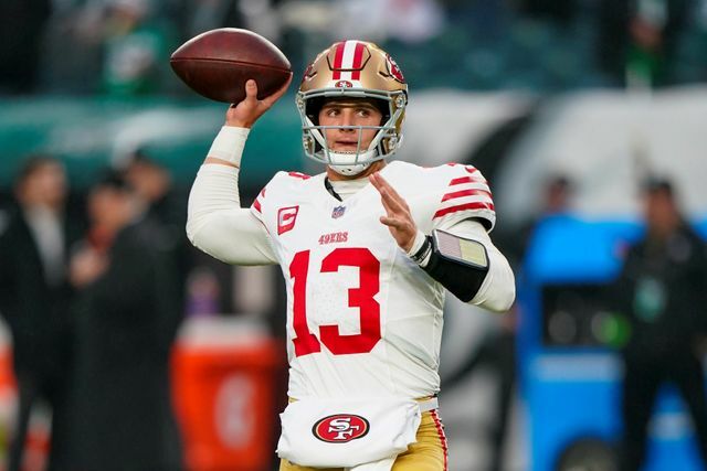 49ersのQBパーディー選手（写真:AP/アフロ）