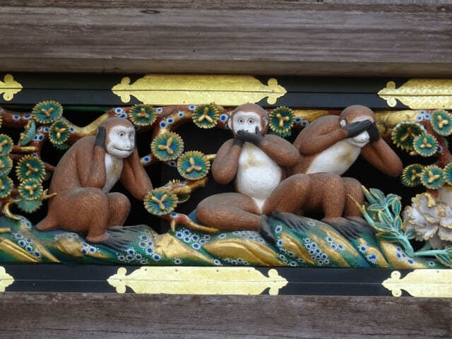 徳川家康を祀った日光東照宮には「見ざる、言わざる、聞かざる」の「三猿」があります（写真提供：PhotoAC）