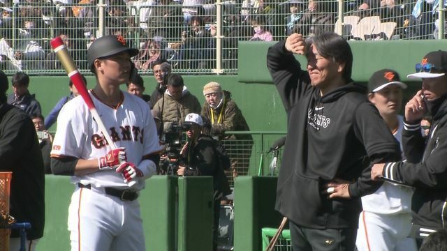 巨人・坂本勇人選手と松井秀喜氏