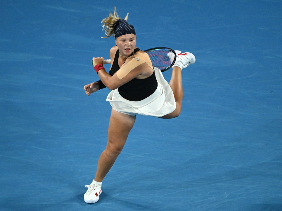 写真は2023年オーストラリアン・オープン（オーストラリア・メルボルン）でのディアナ・シュナイダー（ロシア）（Getty Images）