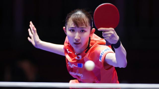 卓球女子日本代表の早田ひな選手(写真：YUTAKA/アフロスポーツ)