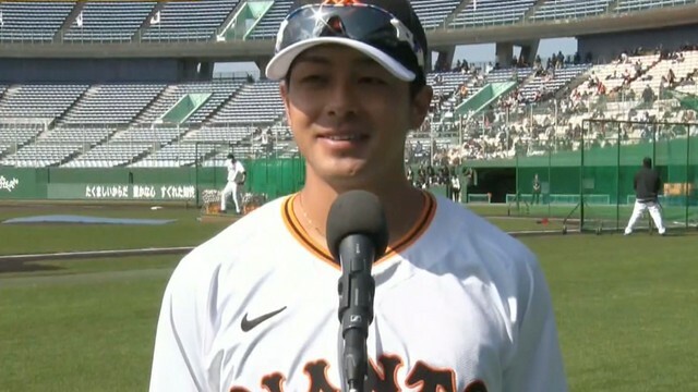 巨人・湯浅大選手(画像:日テレジータス)