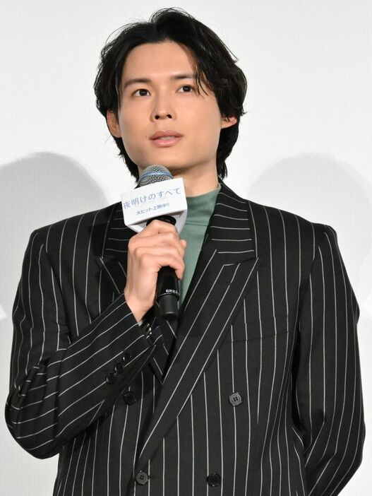 松村北斗さん　（「夜明けのすべて」上映中（C）瀬尾まいこ／2024「夜明けのすべて」製作委員会　配給：バンダイナムコフィルムワークス=アスミック・エース）