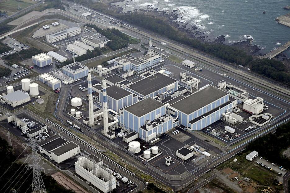 北陸電力志賀原発＝2023年11月、石川県志賀町