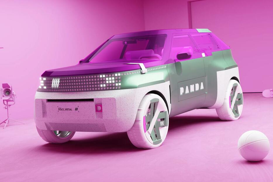 フィアットのコンセプトカー「シティカー（City Car）」。次期パンダをイメージしたものだ。
