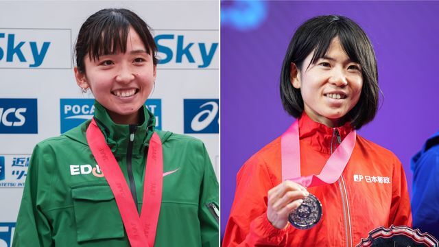 名古屋ウィメンズマラソンに出場する細田あい選手と鈴木亜由子選手（写真：アフロスポーツ）