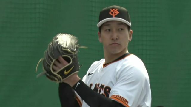 ケガの治療のため離脱した巨人・大勢投手(画像:日テレジータス)