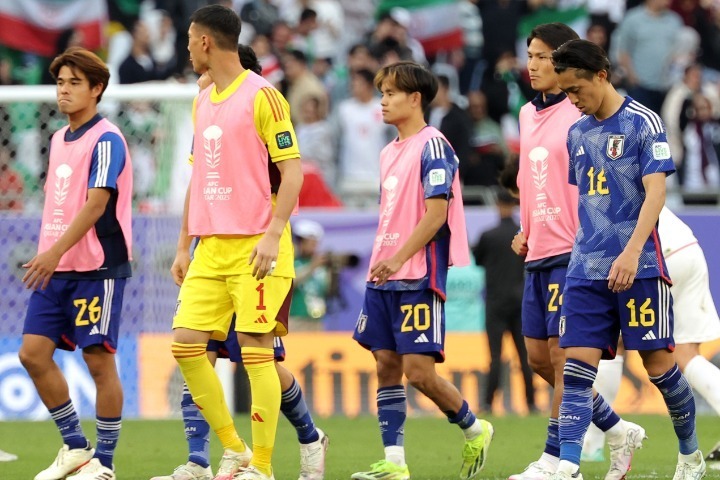 日本は90＋6分にPK決められ、イランに1―2で敗戦。準々決勝で姿を消した。(C)Getty Images