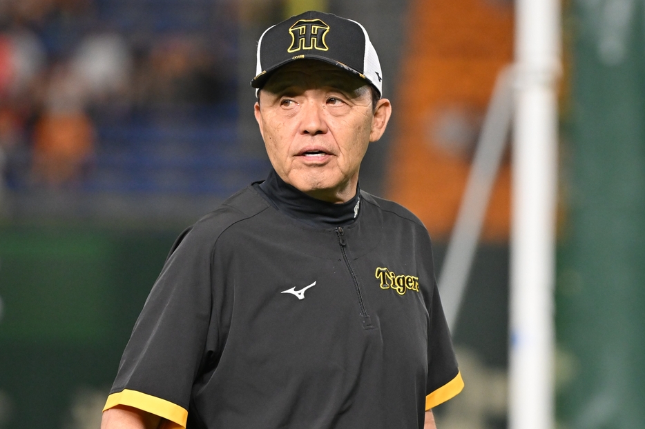 岡田監督率いる阪神は今季、他球団からの厳しいマークを受ける中、連覇へ突き進めるだろうか(C)KentaHARADA/CoCoKARAnext