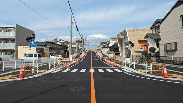 28日に開通する「小幡西山線」（画像提供：名古屋市緑政土木局）