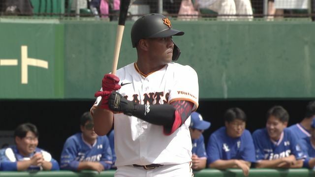 巨人・オコエ瑠偉選手（画像：日テレジータス）