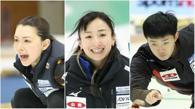 左から本橋麻里選手、藤澤五月選手、前田拓海選手