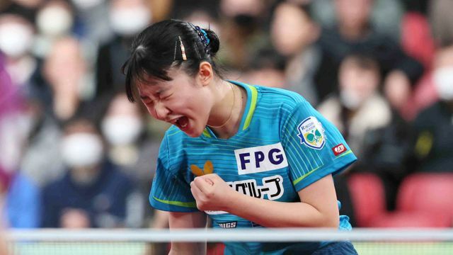 卓球・張本美和選手(写真:日刊スポーツ/アフロ)