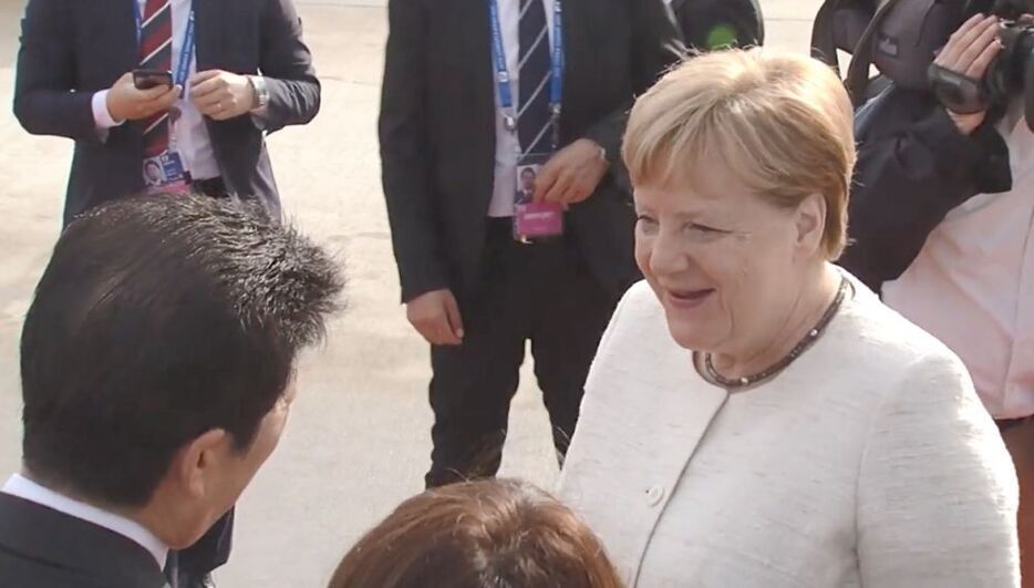 来日したメルケル首相