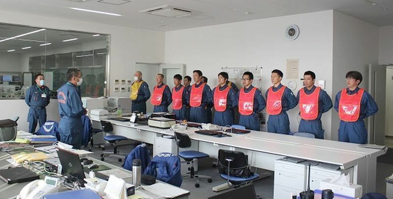 ［写真］コールトリアージの対応訓練の様子、大阪府高槻市で。（写真提供：高槻市消防本部）
