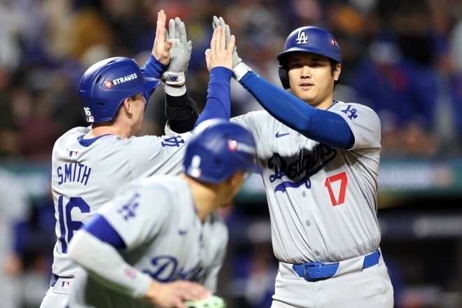 大谷が待望のポストシーズン第２号を放った。(C)Getty Images