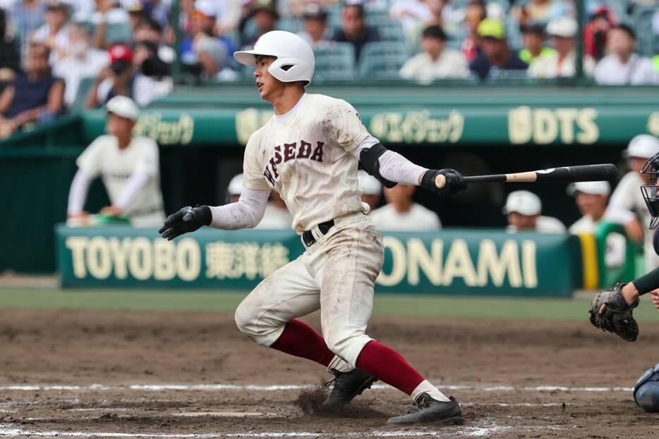 宇野 真仁朗内野手（早稲田実）