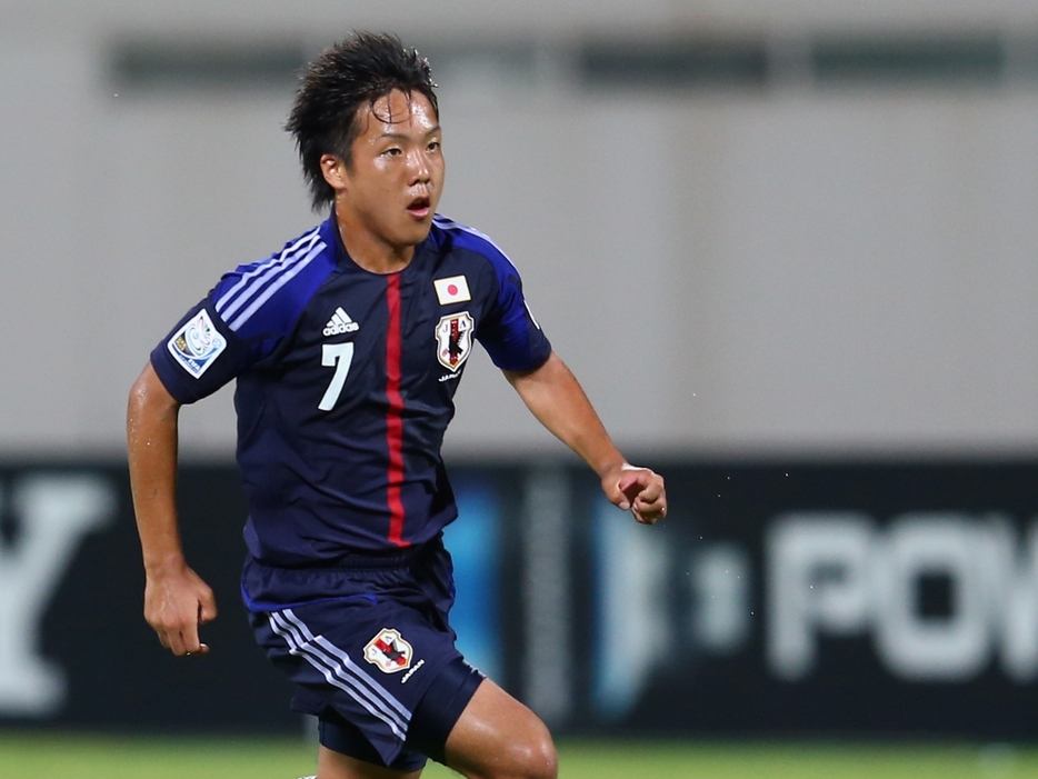 U-17日本代表時代のMF仲村京雅(Getty Images)