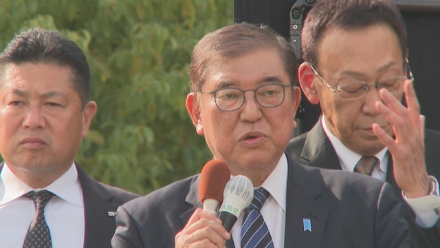 石破茂総裁　自民党の街頭演説会　高松市立中央公園