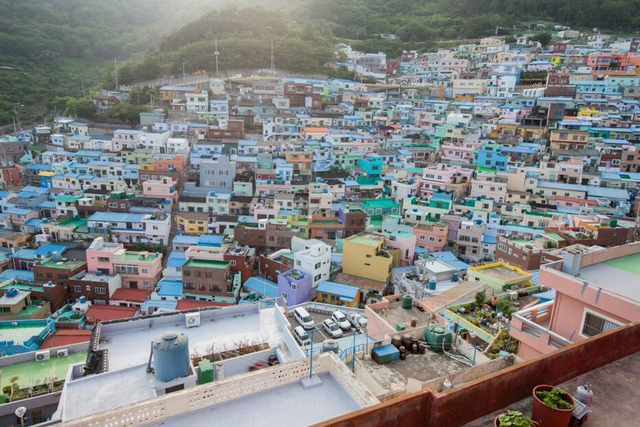 「韓国のマチュピチュ」とも呼ばれている甘川文化村（画像提供：韓国観光公社）