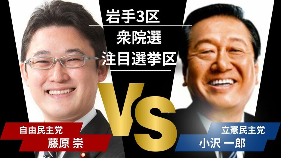 【情勢調査】自民VS.立憲の一騎打ち「岩手3区」の動向は？（衆院選注目選挙区）