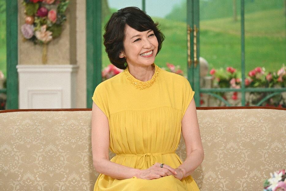 トーク番組「徹子の部屋」に出演する賀来千香子さん＝テレビ朝日提供