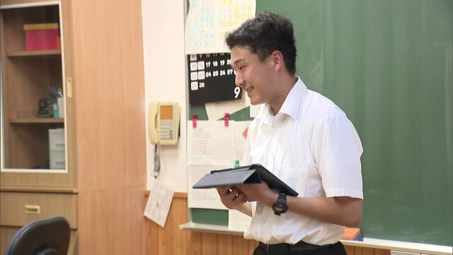 岐阜盲学校に通う原田峻輔さん