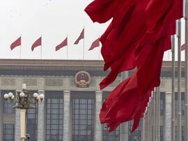 The Great Hall of the People in Beijing. Photographer: Qilai Shen/Bloomberg