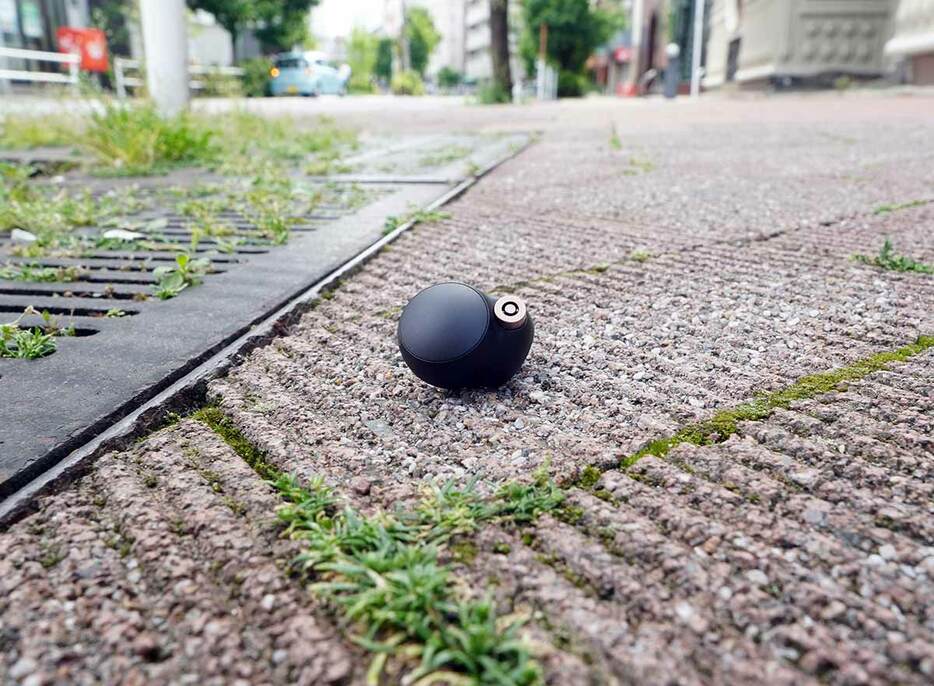 電車内ならまだしも、路上で気が付かないうちに落としてしまったら、もはや探し出すのは困難ですね（筆者撮影）