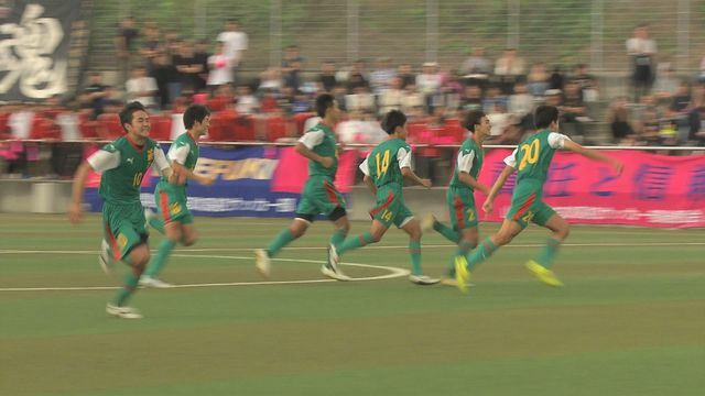 韮崎がPK戦を制す