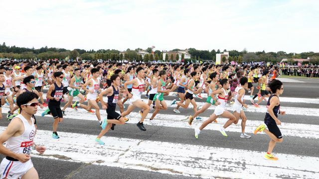 昨年の箱根駅伝予選会(写真：日刊スポーツ/アフロ)