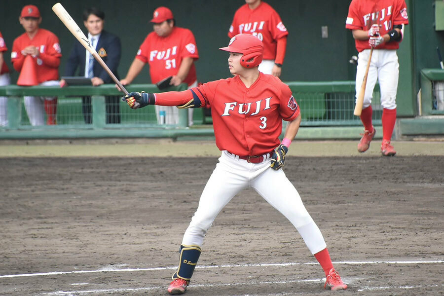 富士大・佐々木大輔【写真：川浪康太郎】