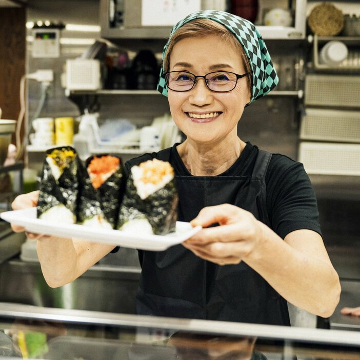 おにぎり屋「ぼんご」2代目店主・右近由美子さん（撮影：ただ〔ゆかい〕）