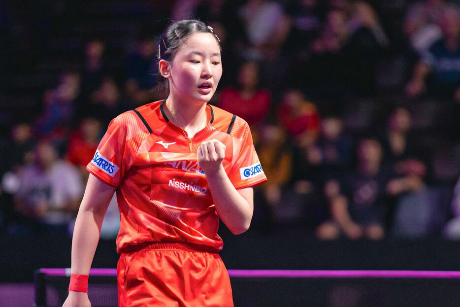 張本美和 PHOTO：World Table Tennis