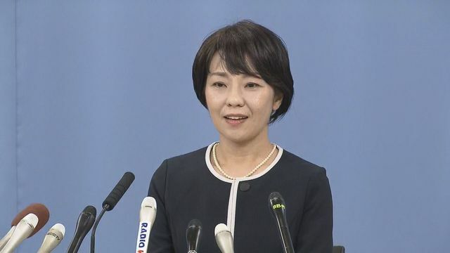 無所属での出馬を表明した稲村和美前尼崎市長