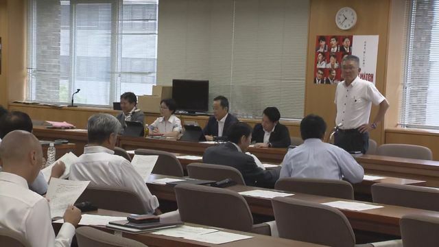 最大会派・自民県議団の会合（10月3日）