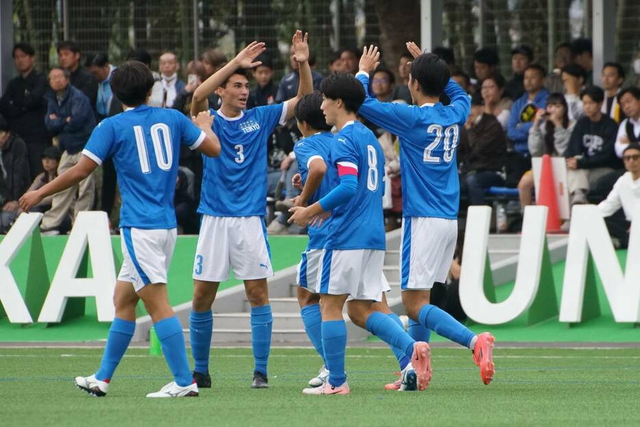 帝京イレブン(写真＝矢島公彦)