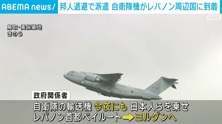 自衛隊の輸送機