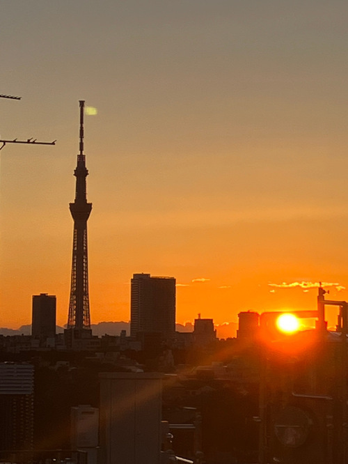 初日の出まで3ヵ月…ハハンハン　Photo by FRaU