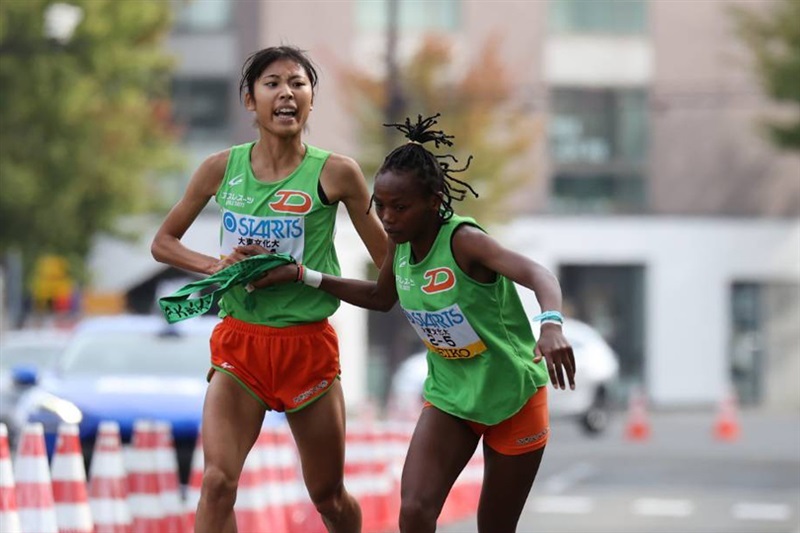 大東大は4区・蔦野萌々香、5区・ワンジルの連続区間賞でで立命大を追い詰めたものの、逆転までには至らなかった