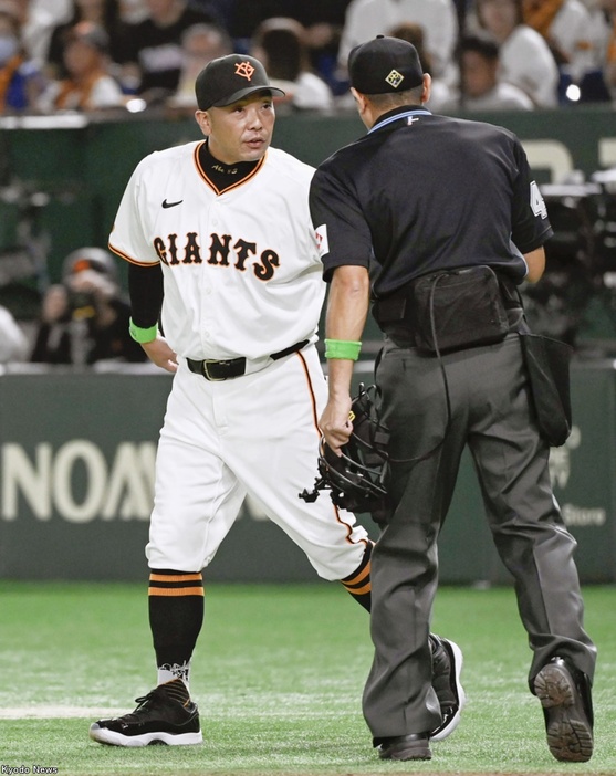 巨人・阿部監督 (C)Kyodo News