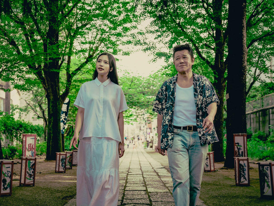 映画「Good Dreams」の場面写真。主演の渡辺隆二郎（右）とヒロインの松田有咲