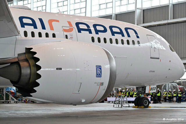 AirJapan便のレベマネにギックスのサービスを導入したエアージャパン＝24年2月 PHOTO: Tadayuki YOSHIKAWA/Aviation Wire