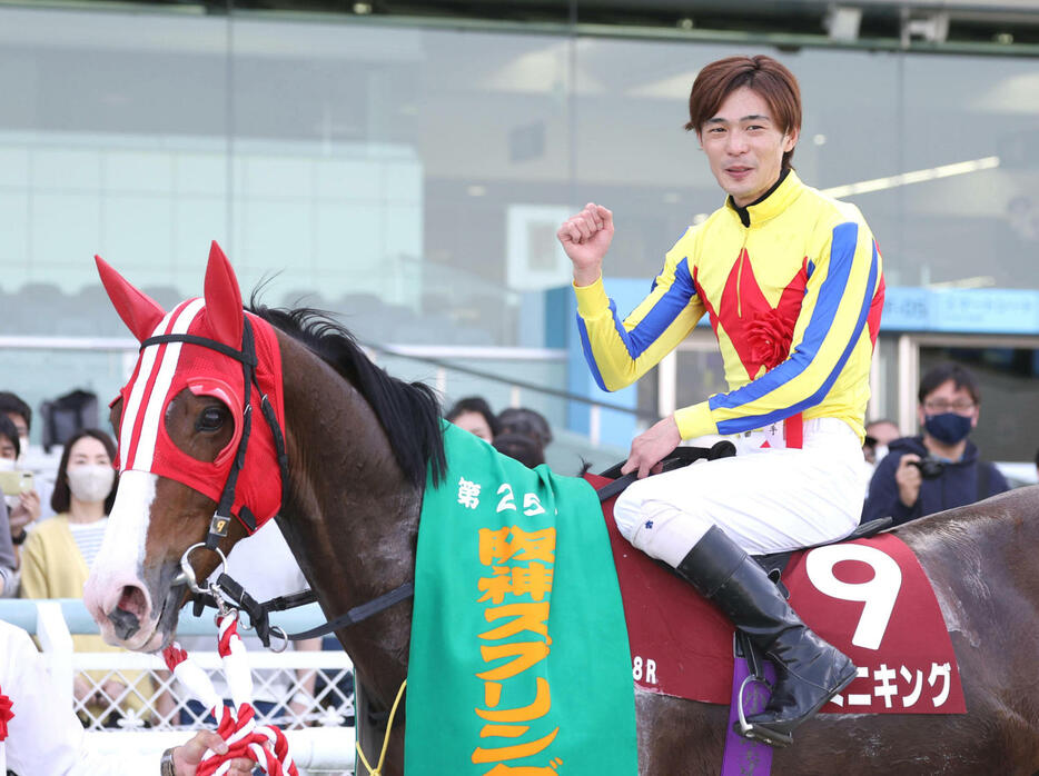 23年阪神スプリングJをジェミニキングで制した小野寺騎手