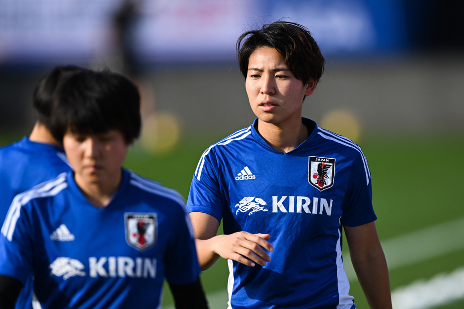 2023年のアジア年間最優秀選手に選出されたサッカー女子日本代表の清家貴子（2023年2月21日撮影）。【翻訳編集】 AFPBB News