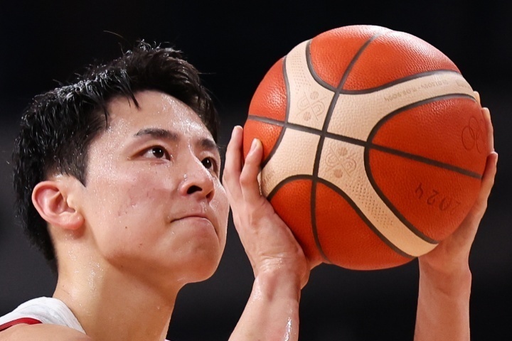 河村勇輝、大谷翔平と同じ17番でNBA挑戦。(C)Getty Images